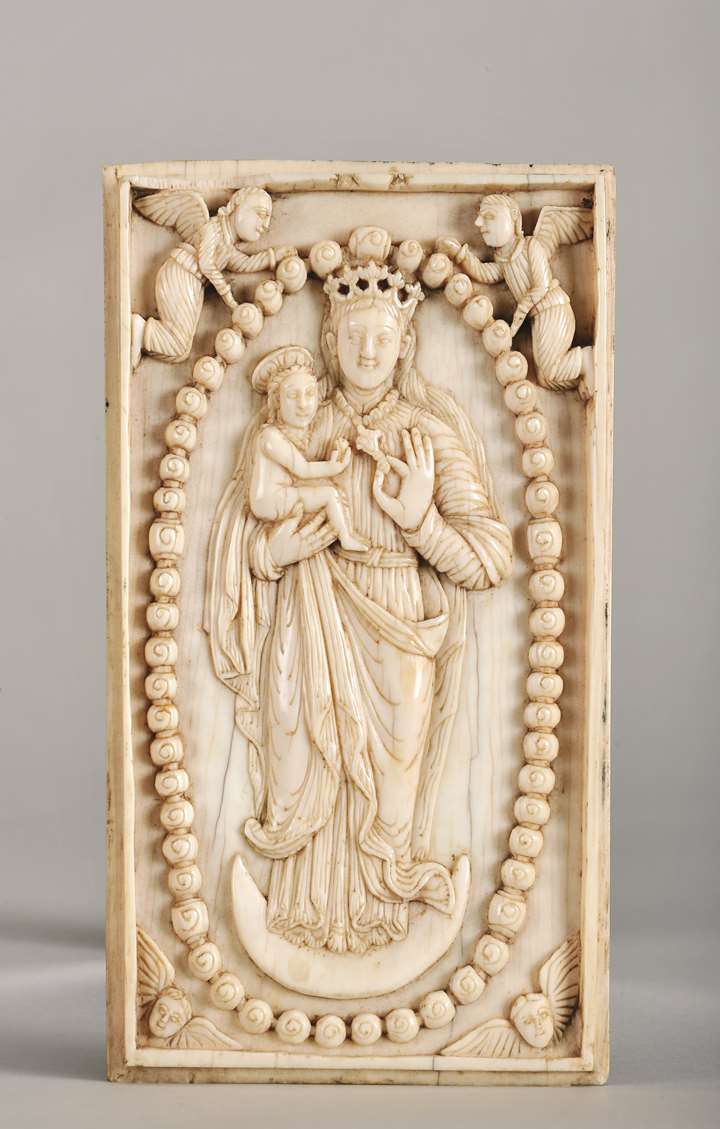 Our Lady of The Rosary Plaque